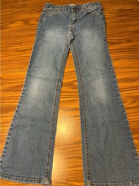 Basic Editions Blue Flared Kids Jeans